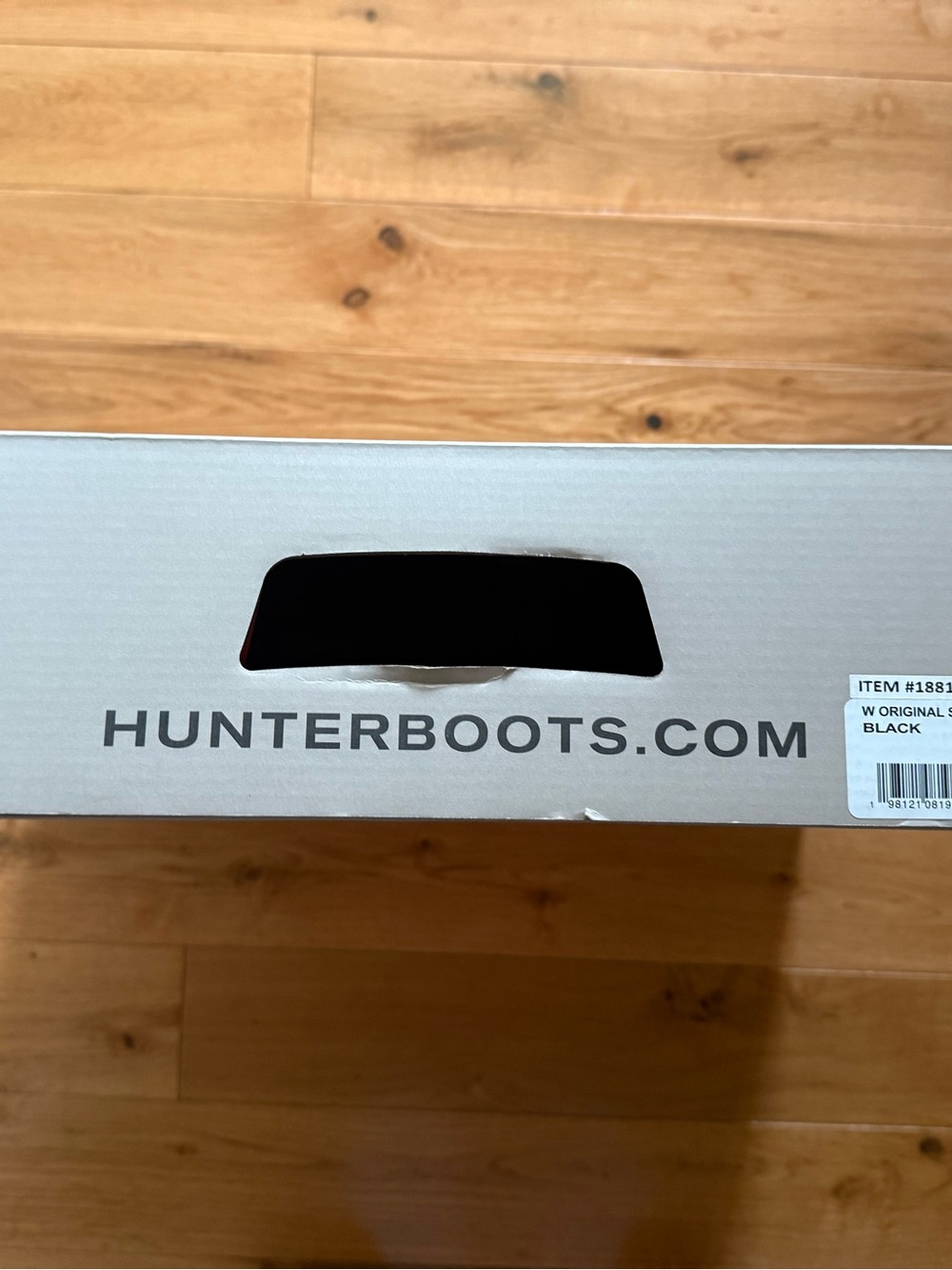 Hunter Black Short Rain Boots with Silver Buckle - Picture 6 of 6